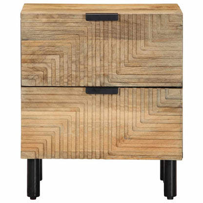 Bedside Cabinets 2 pcs Brown 40x33x46 cm Solid Wood Mango