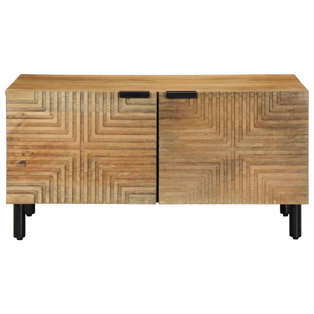 Coffee Table Brown 80x50x40 cm Solid Wood Mango