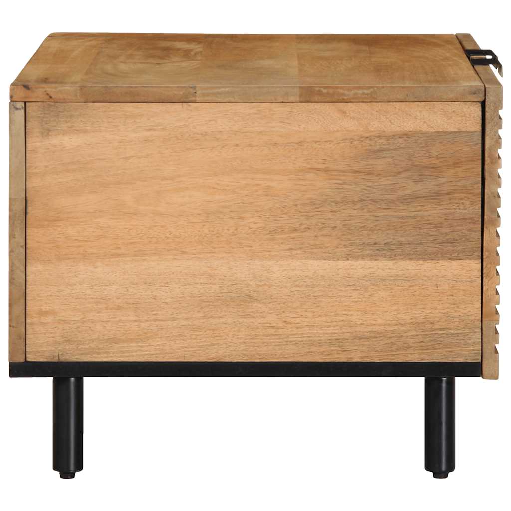 Coffee Table Brown 80x50x40 cm Solid Wood Mango