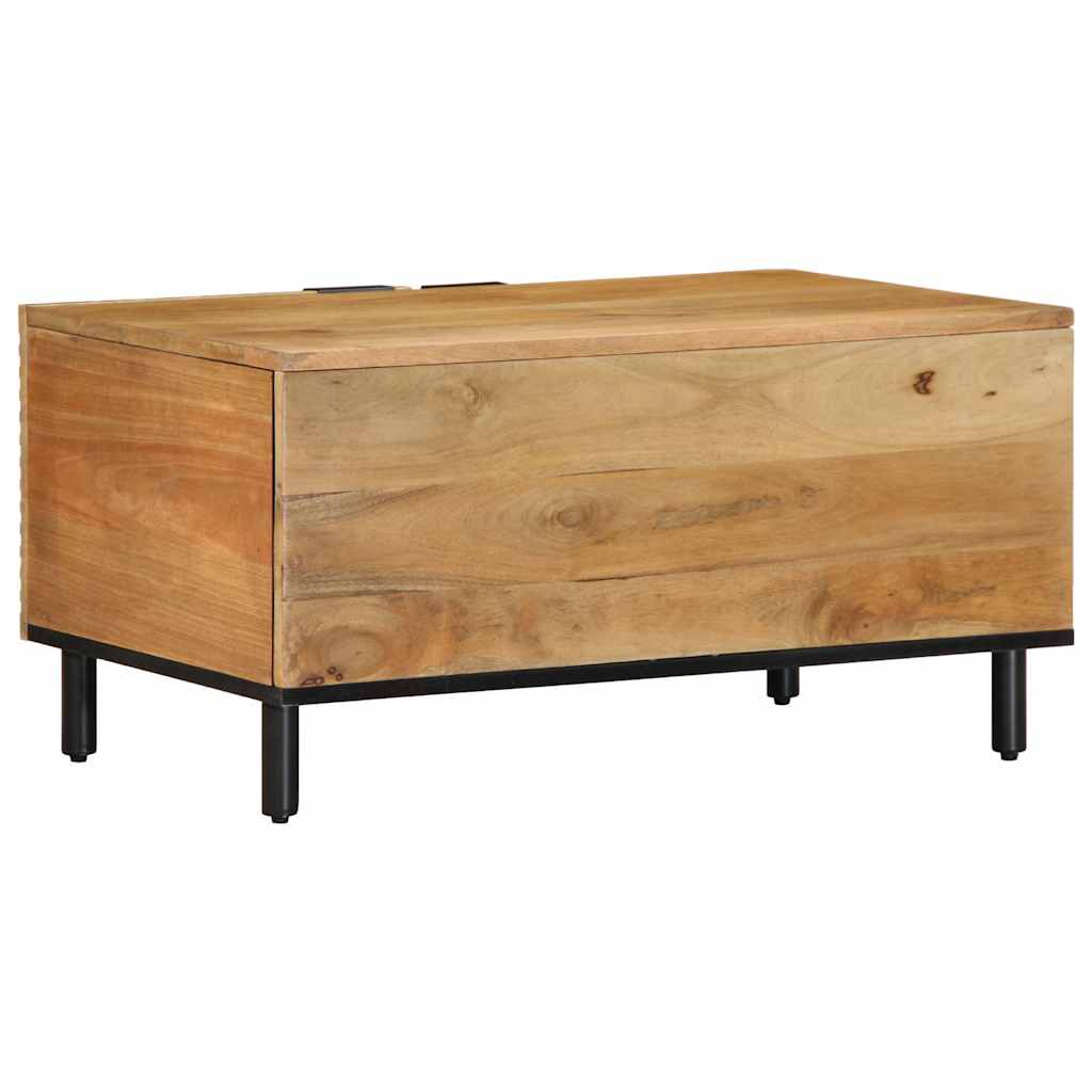 Coffee Table Brown 80x50x40 cm Solid Wood Mango