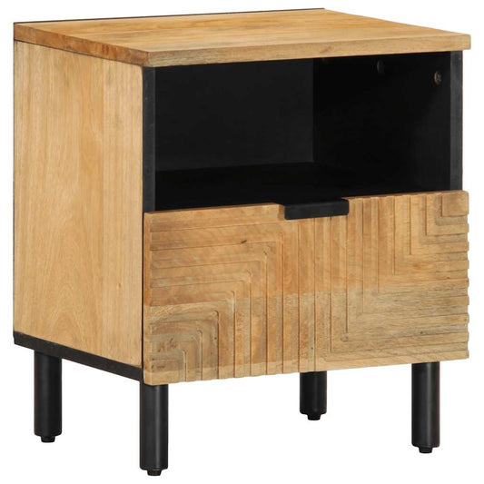 Bedside Cabinet Brown 40x33x46 cm Solid Wood Mango