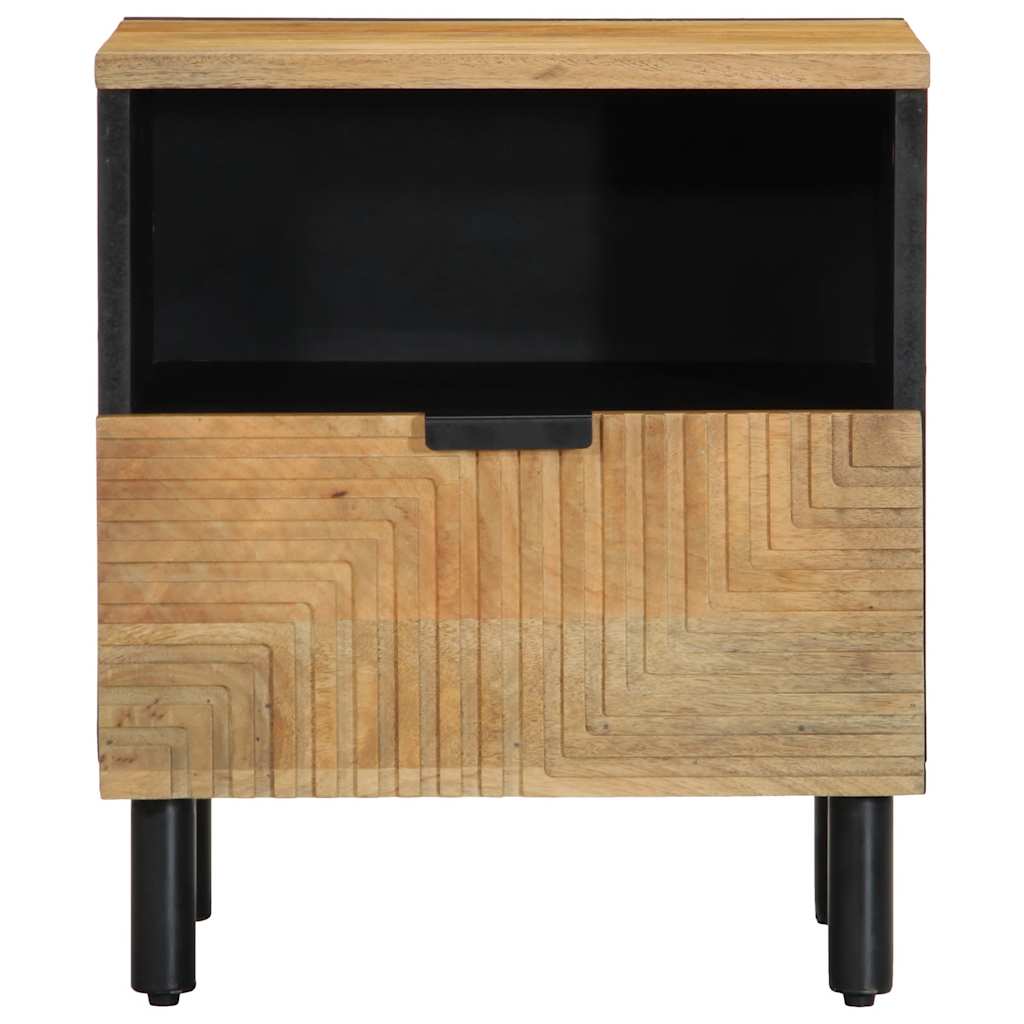 Bedside Cabinet Brown 40x33x46 cm Solid Wood Mango