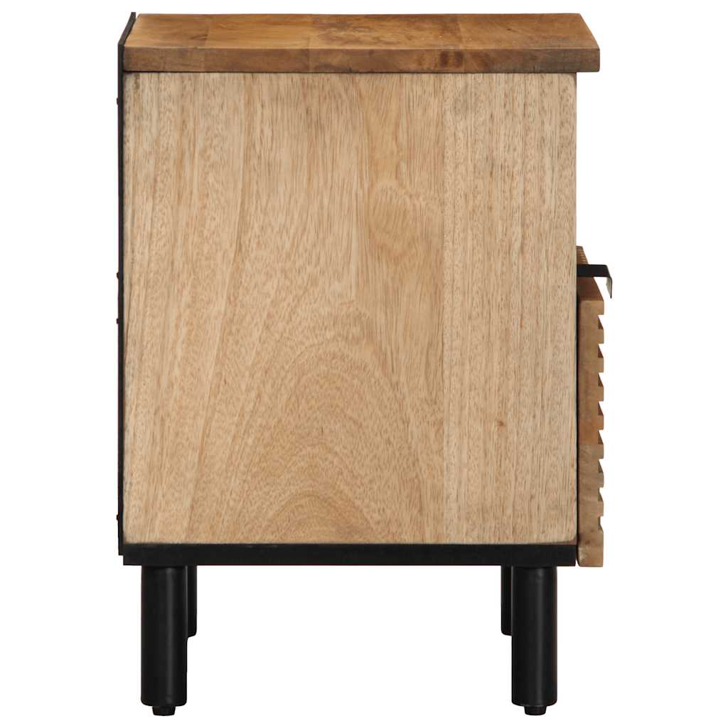 Bedside Cabinet Brown 40x33x46 cm Solid Wood Mango