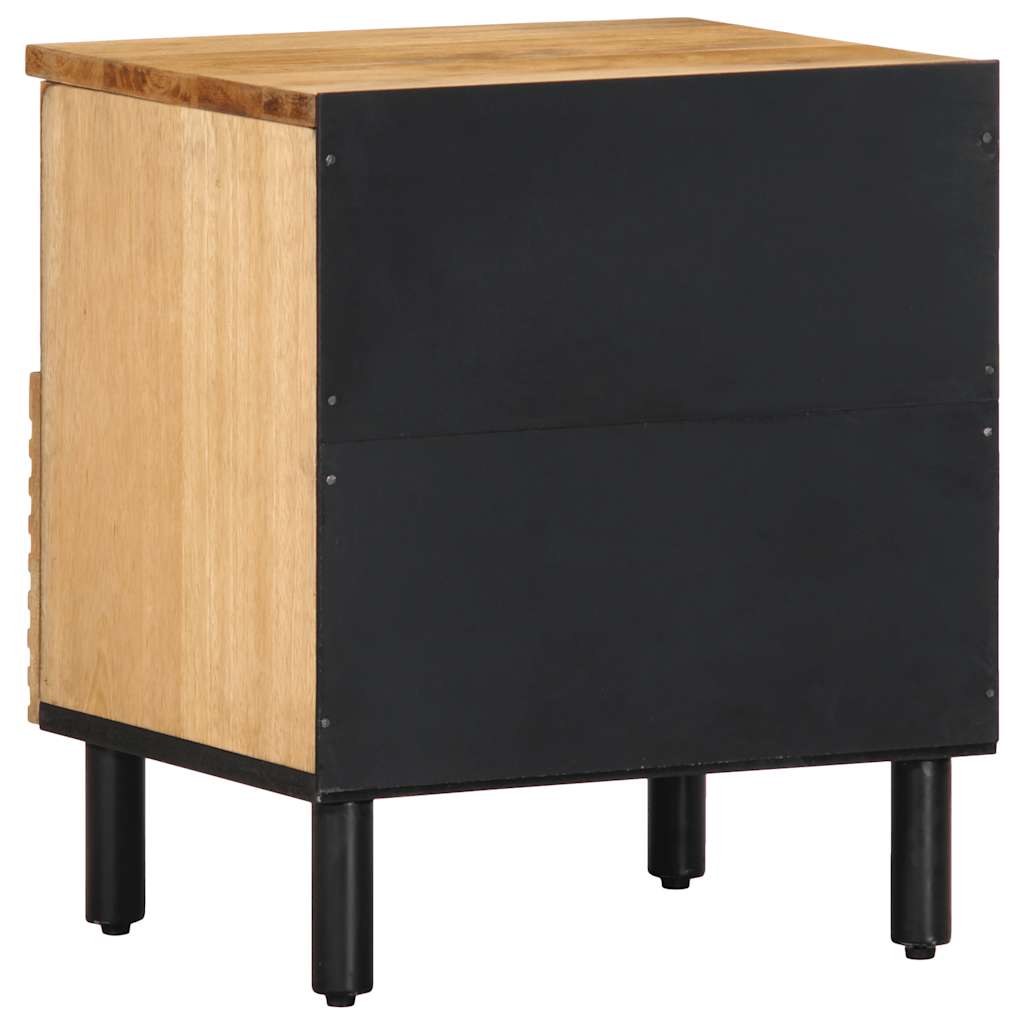 Bedside Cabinet Brown 40x33x46 cm Solid Wood Mango