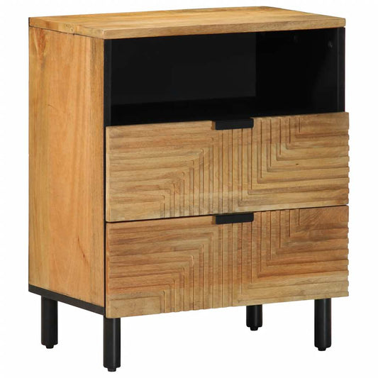 Bedside Cabinet Brown 50x33x62 cm Solid Wood Mango