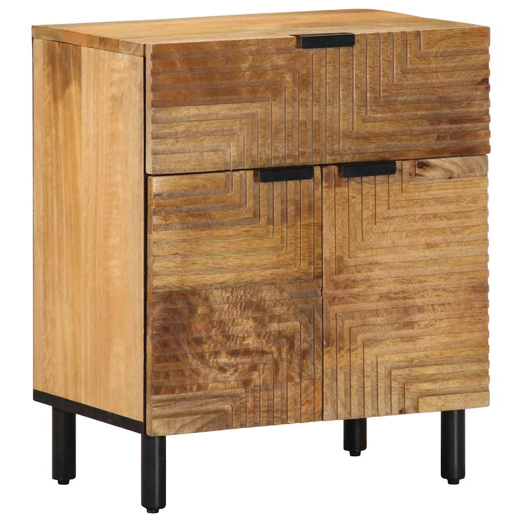 Bedside Cabinet Brown 50x33x60 cm Solid Wood Mango