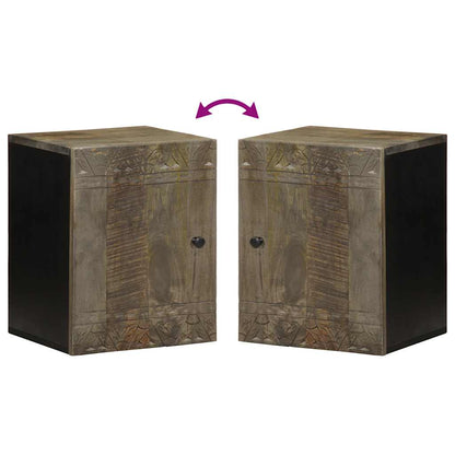 Bathroom Wall Cabinet 38x33x48 cm Solid Wood Mango