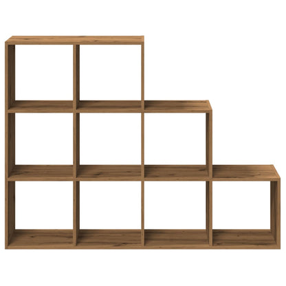 Room Divider Bookcase 3-Tier Artisan Oak 137.5x29x103.5 cm Engineered Wood