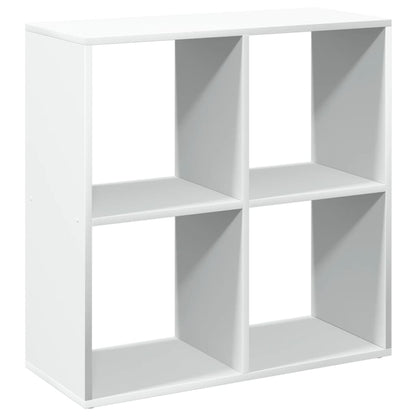 Room Divider Bookcase White 69.5x29x69.5 cm Engineered Wood