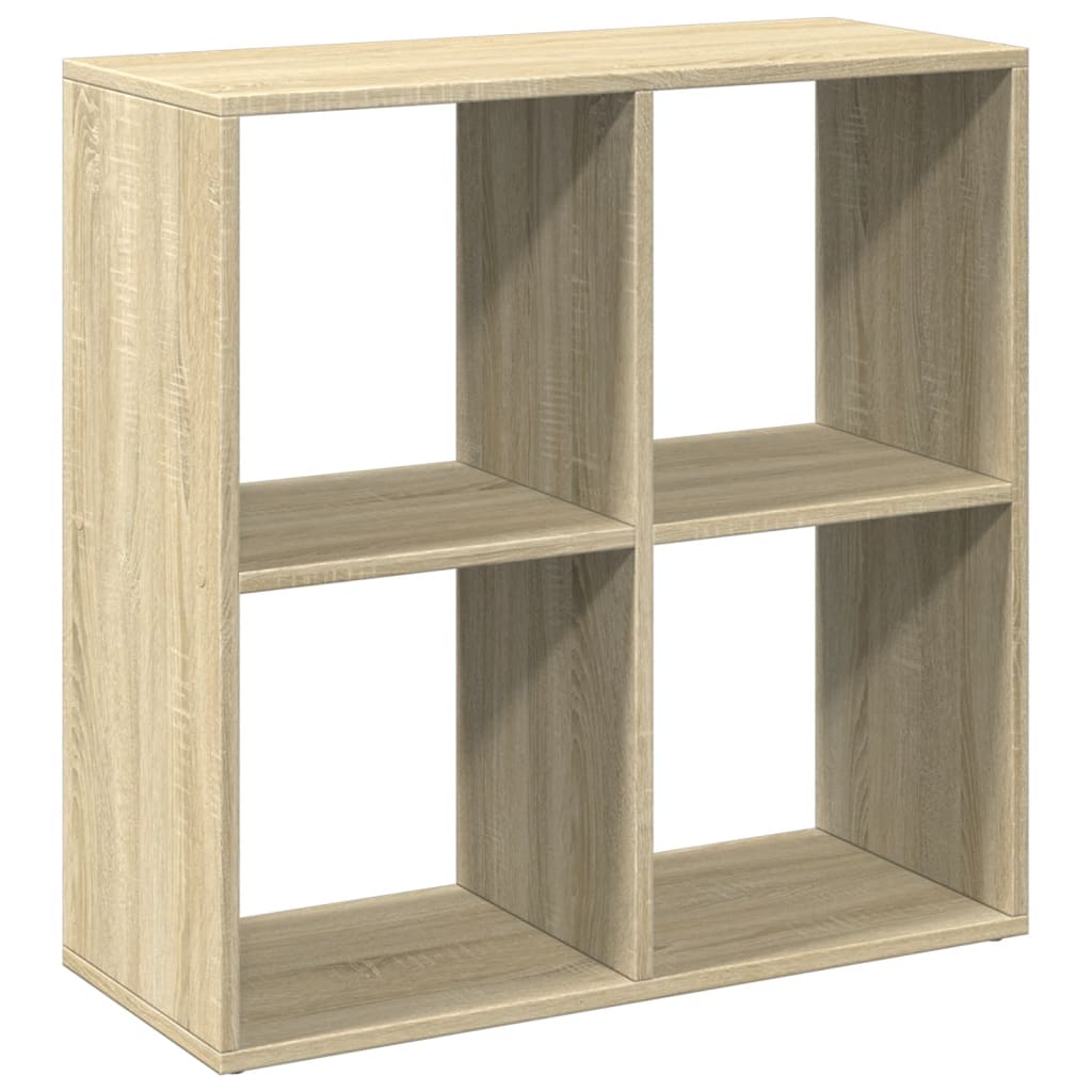 Room Divider Bookcase Sonoma Oak 69.5x29x69.5 cm Engineered Wood