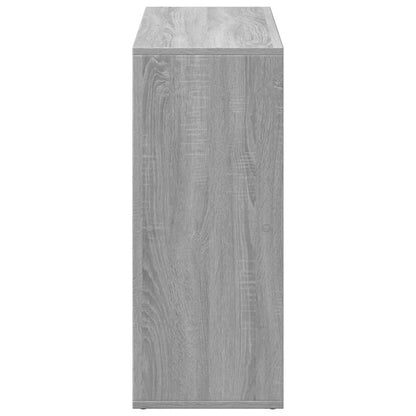 Room Divider Bookcase Grey Sonoma 69.5x29x69.5 cm Engineered Wood