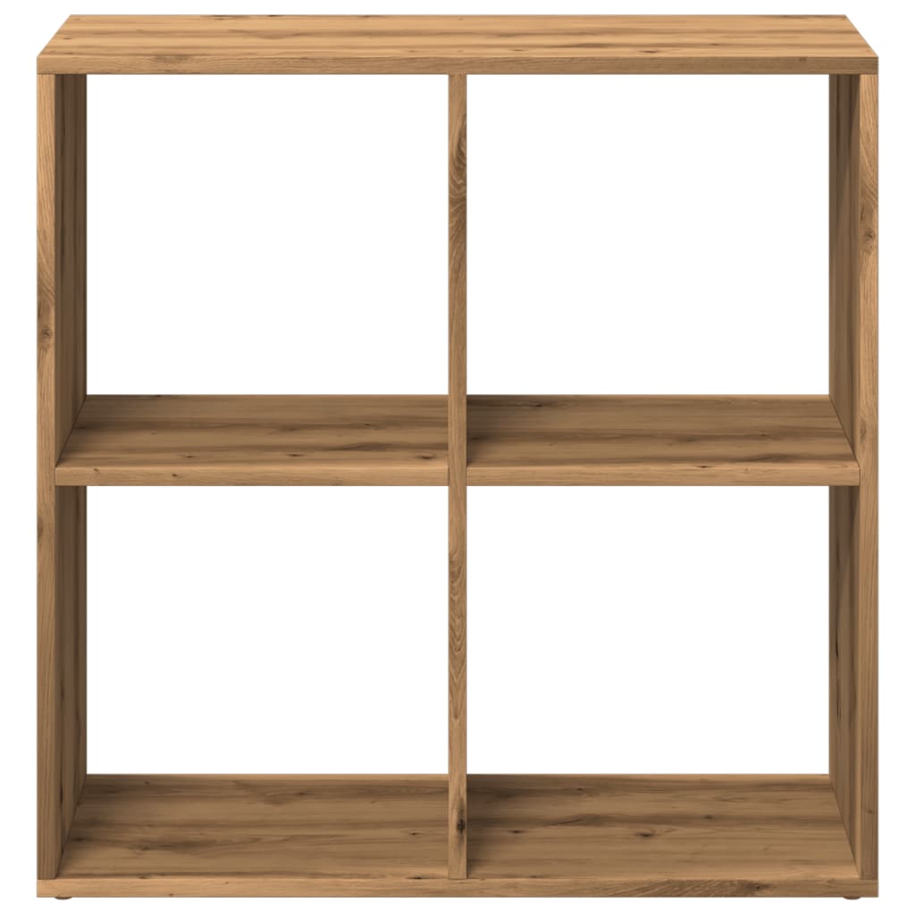 Room Divider Bookcase Artisan Oak 69.5x29x69.5 cm Engineered Wood