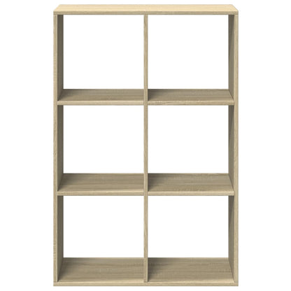 Room Divider Bookcase Sonoma Oak 69.5x29x103.5 cm Engineered Wood