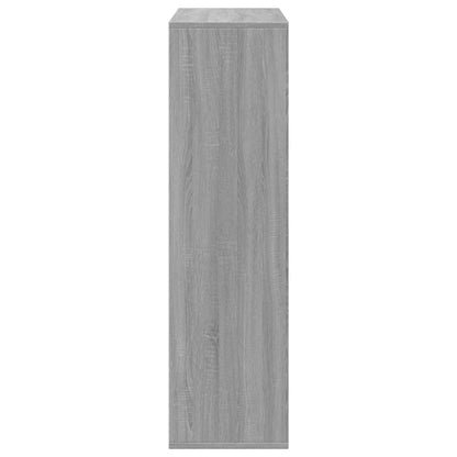 Room Divider Bookcase Grey Sonoma 69.5x29x103.5 cm Engineered Wood