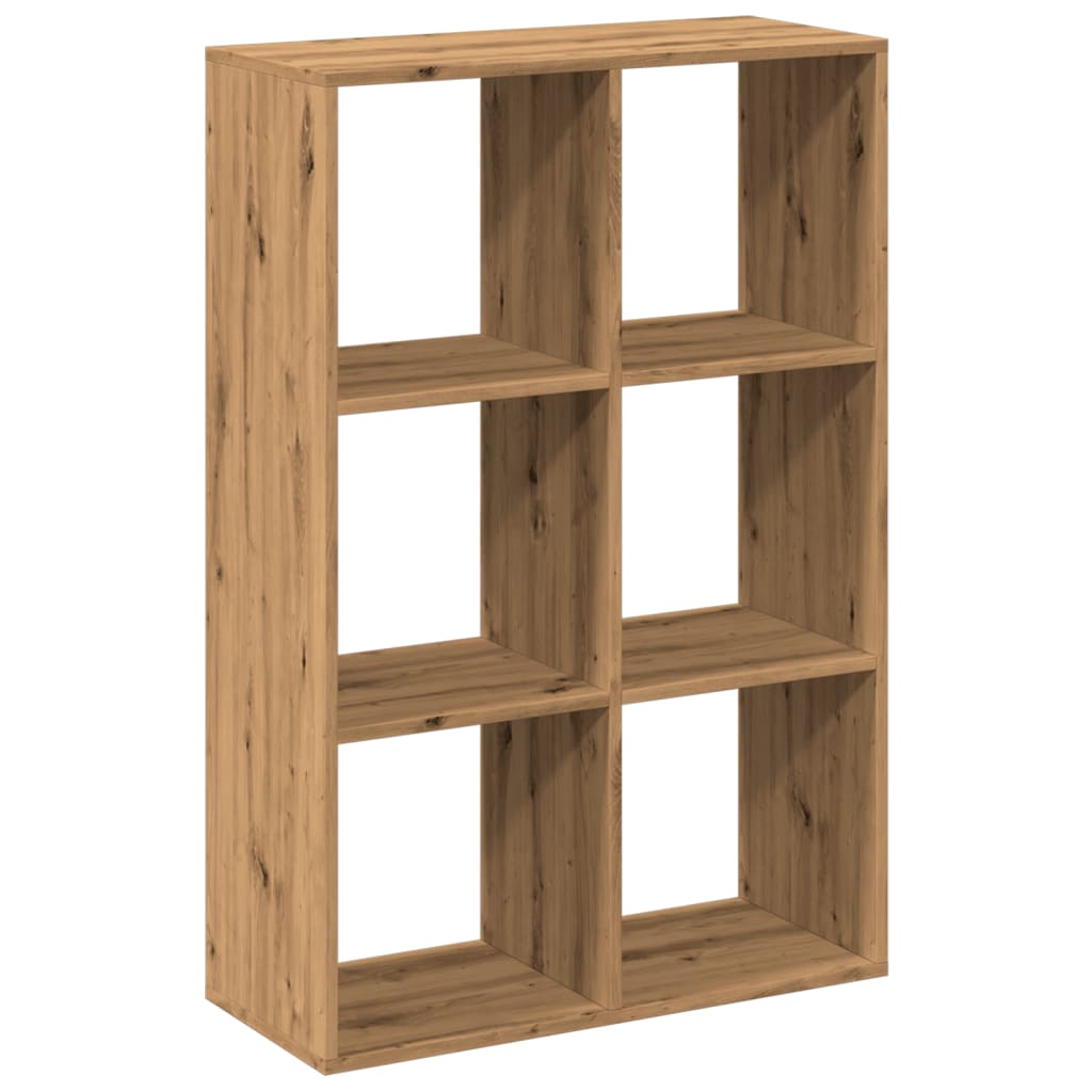 Room Divider Bookcase Artisan Oak 69.5x29x103.5 cm Engineered Wood