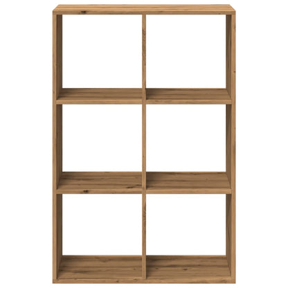 Room Divider Bookcase Artisan Oak 69.5x29x103.5 cm Engineered Wood