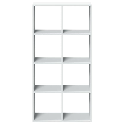 Room Divider Bookcase White 69.5x29x137.5 cm Engineered Wood