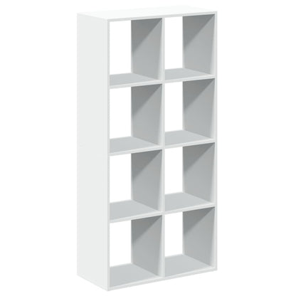 Room Divider Bookcase White 69.5x29x137.5 cm Engineered Wood