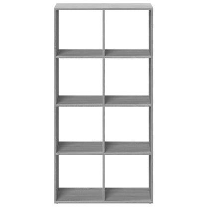 Room Divider Bookcase Grey Sonoma 69.5x29x137.5 cm Engineered Wood