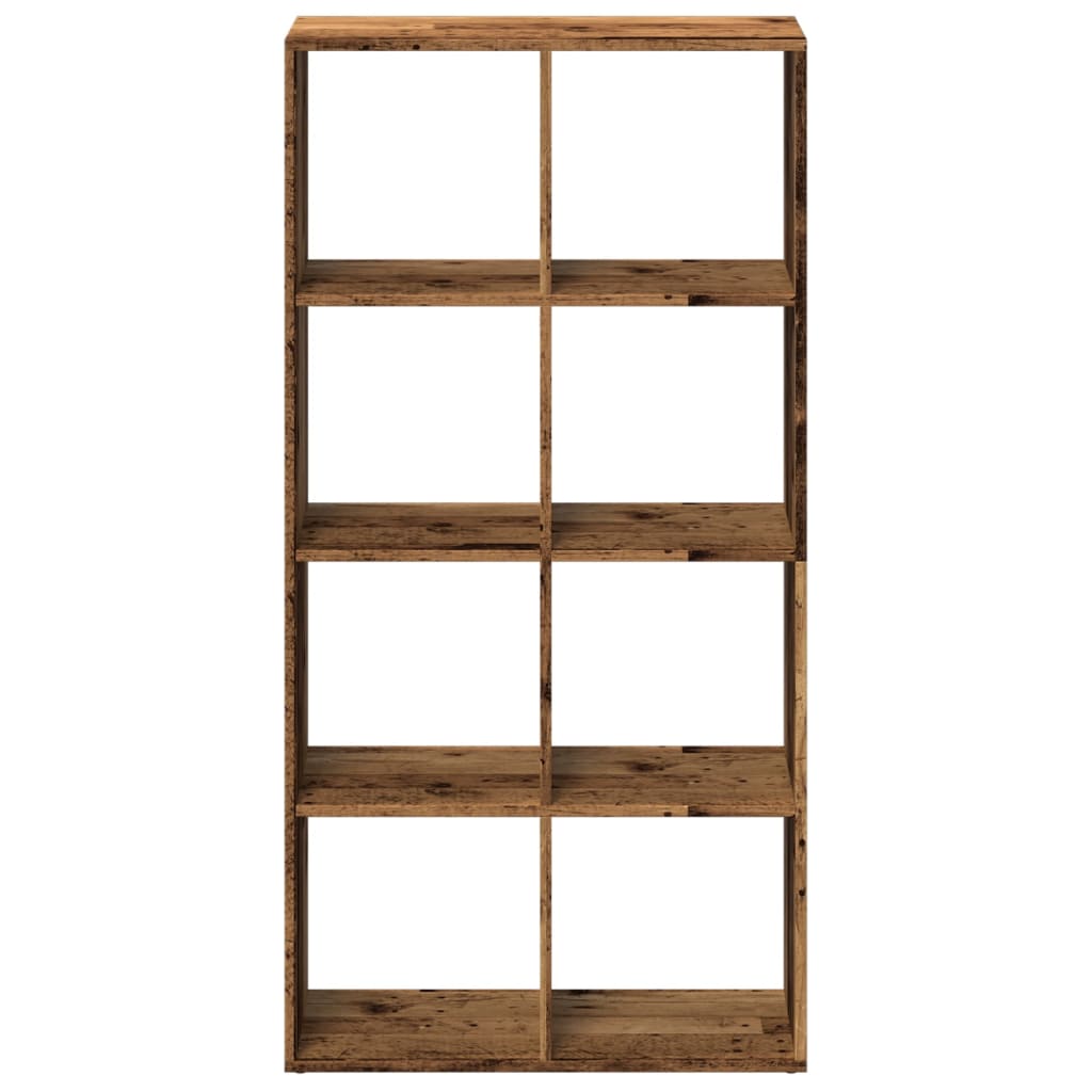 Room Divider Bookcase Old Wood 69.5x29x137.5 cm Engineered Wood