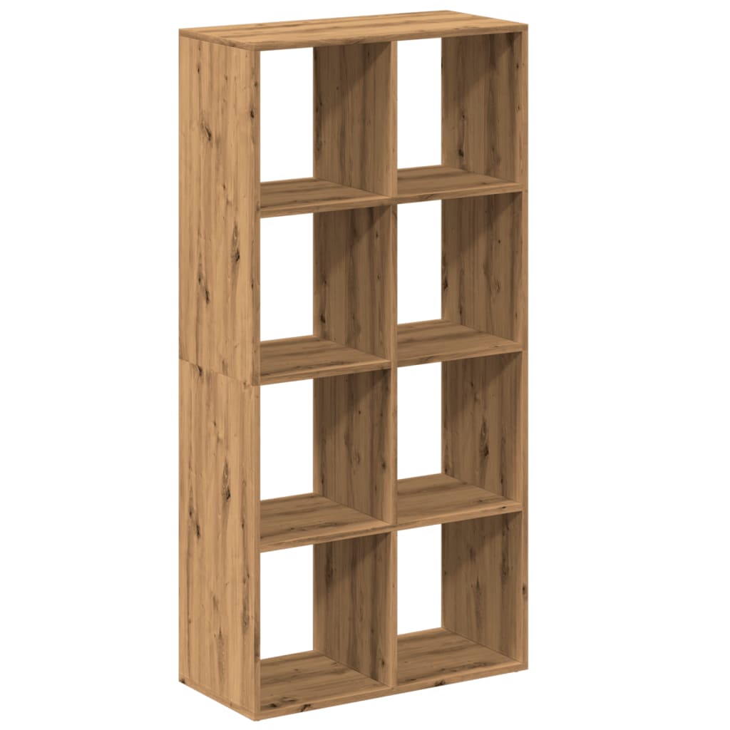 Room Divider Bookcase Artisan Oak 69.5x29x137.5 cm Engineered Wood