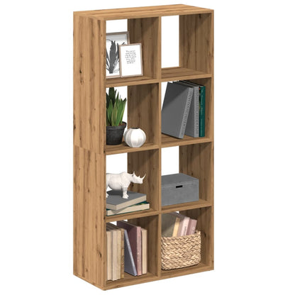 Room Divider Bookcase Artisan Oak 69.5x29x137.5 cm Engineered Wood