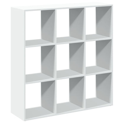 Room Divider Bookcase White 102x29x103.5 cm Engineered Wood