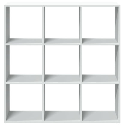 Room Divider Bookcase White 102x29x103.5 cm Engineered Wood