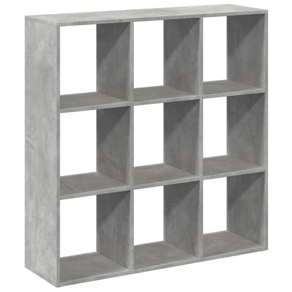 Room Divider Bookcase Concrete Grey 102x29x103.5 cm Engineered Wood