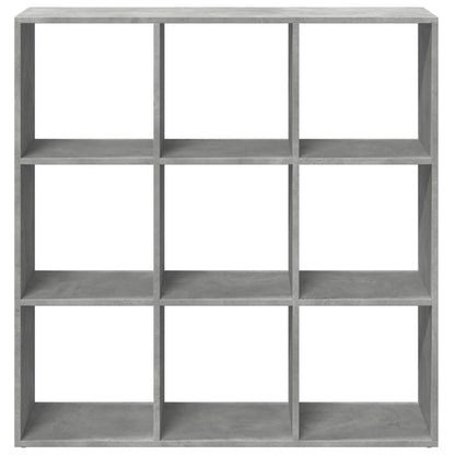 Room Divider Bookcase Concrete Grey 102x29x103.5 cm Engineered Wood