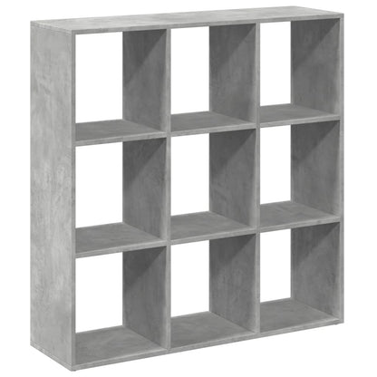 Room Divider Bookcase Concrete Grey 102x29x103.5 cm Engineered Wood