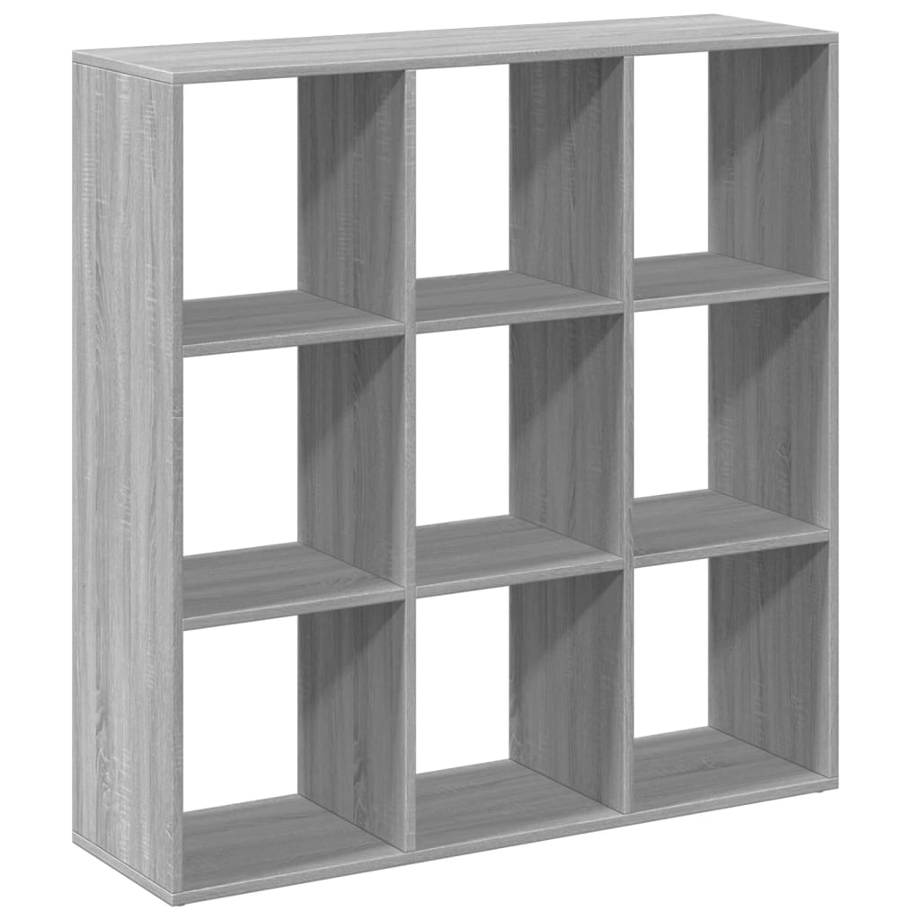 Room Divider Bookcase Grey Sonoma 102x29x103.5 cm Engineered Wood