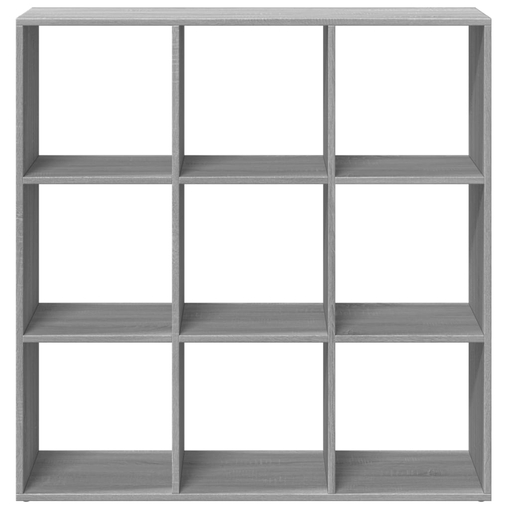 Room Divider Bookcase Grey Sonoma 102x29x103.5 cm Engineered Wood