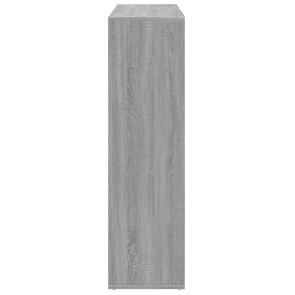 Room Divider Bookcase Grey Sonoma 102x29x103.5 cm Engineered Wood