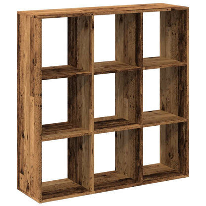 Room Divider Bookcase Old Wood 102x29x103.5 cm Engineered Wood