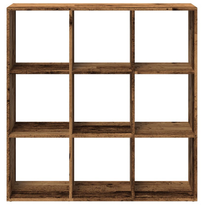 Room Divider Bookcase Old Wood 102x29x103.5 cm Engineered Wood