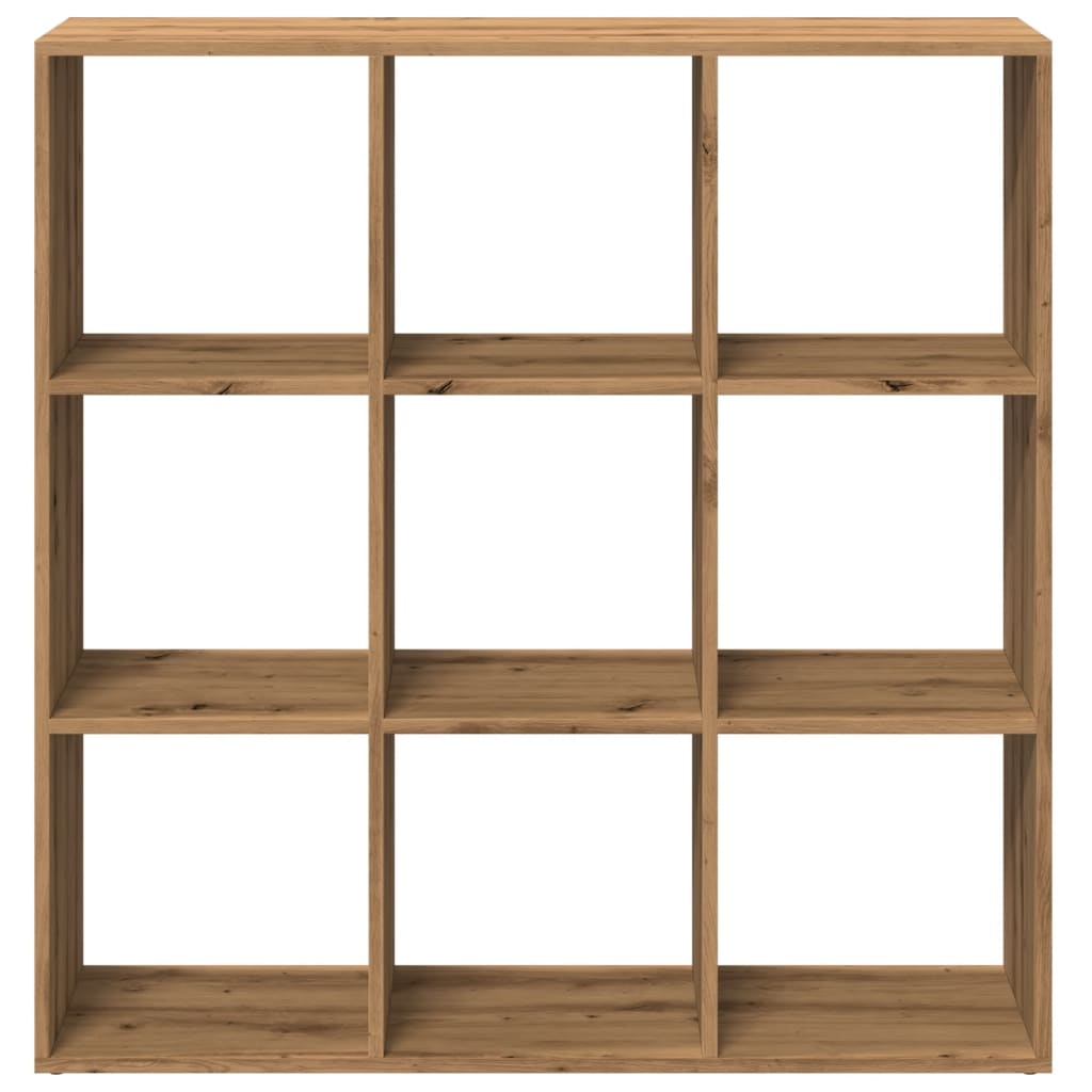 Room Divider Bookcase Artisan Oak 102x29x103.5 cm Engineered Wood