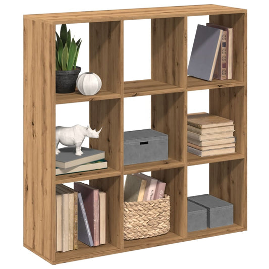 Room Divider Bookcase Artisan Oak 102x29x103.5 cm Engineered Wood