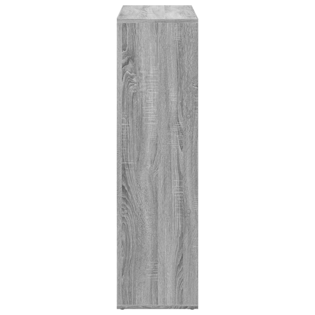 Room Divider Bookcase Grey Sonoma 102x29x103.5 cm Engineered Wood