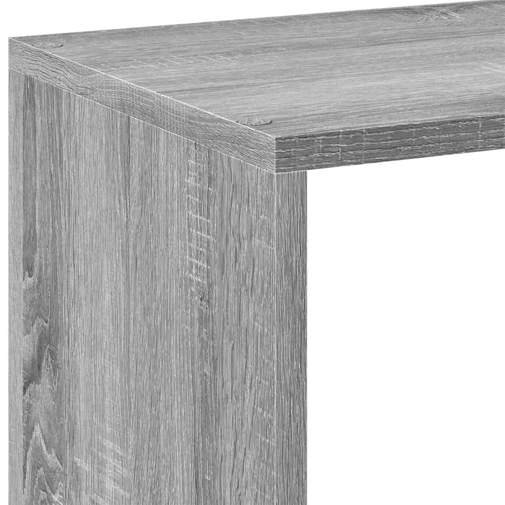 Room Divider Bookcase Grey Sonoma 102x29x103.5 cm Engineered Wood