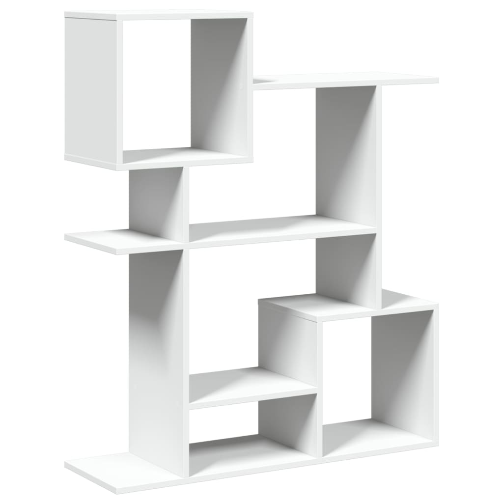 Room Divider Bookcase White 92x29x112 cm Engineered Wood