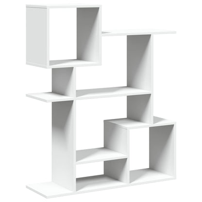 Room Divider Bookcase White 92x29x112 cm Engineered Wood