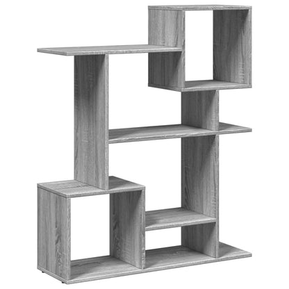 Room Divider Bookcase Grey Sonoma 92x29x112 cm Engineered Wood