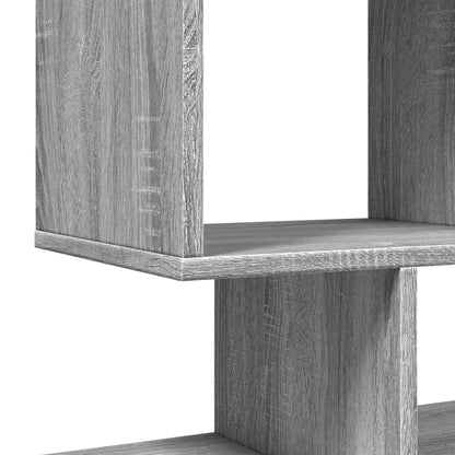 Room Divider Bookcase Grey Sonoma 92x29x112 cm Engineered Wood