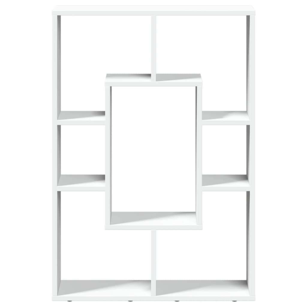 Bookcase White 63x20x90 cm Engineered Wood