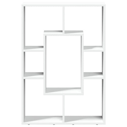 Bookcase White 63x20x90 cm Engineered Wood