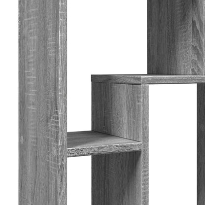 Bookcase Grey Sonoma 63x20x90 cm Engineered Wood