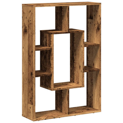 Bookcase Old Wood 63x20x90 cm Engineered Wood