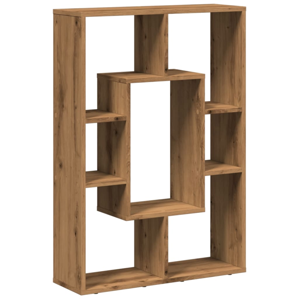 Bookcase Artisian Oak 63x20x90 cm Engineered Wood