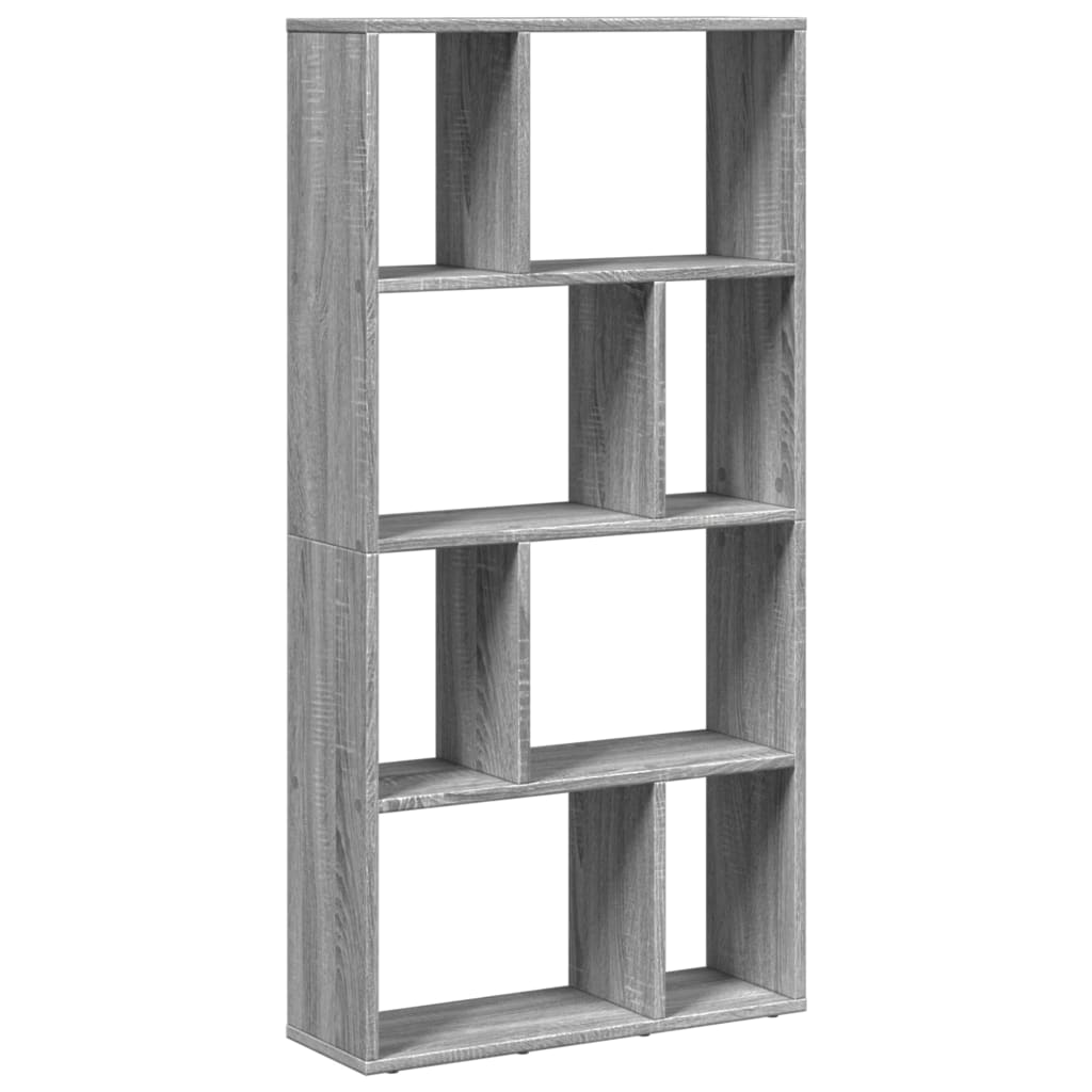 Bookcase Grey Sonoma 60x20x120 cm Engineered Wood